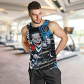 Port Adelaide Power Men Tank Top Mascot Cartoon Football Illustration Style