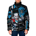 Port Adelaide Power Padded Jacket Mascot Cartoon Football Illustration Style