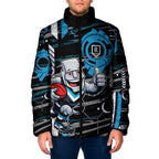 Port Adelaide Power Padded Jacket Mascot Cartoon Football Illustration Style