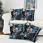 Port Adelaide Power Pillow Cover Mascot Cartoon Football Illustration Style
