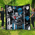 Port Adelaide Power Quilt Mascot Cartoon Football Illustration Style