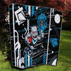 Port Adelaide Power Quilt Mascot Cartoon Football Illustration Style