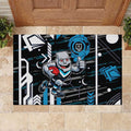 Port Adelaide Power Rubber Doormat Mascot Cartoon Football Illustration Style