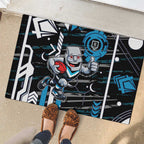 Port Adelaide Power Rubber Doormat Mascot Cartoon Football Illustration Style