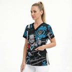 Port Adelaide Power Scrub Top Mascot Cartoon Football Illustration Style