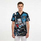 Port Adelaide Power Scrub Top Mascot Cartoon Football Illustration Style