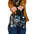 Port Adelaide Power Shoulder Handbag Mascot Cartoon Football Illustration Style