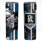Port Adelaide Power Skinny Tumbler Mascot Cartoon Football Illustration Style