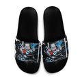 Port Adelaide Power Slide Sandals Mascot Cartoon Football Illustration Style