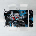 Port Adelaide Power Tablecloth Mascot Cartoon Football Illustration Style