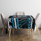 Port Adelaide Power Tablecloth Mascot Cartoon Football Illustration Style