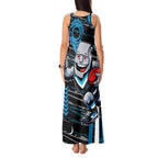 Port Adelaide Power Tank Maxi Dress Mascot Cartoon Football Illustration Style