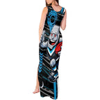 Port Adelaide Power Tank Maxi Dress Mascot Cartoon Football Illustration Style