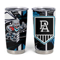 Port Adelaide Power Tumbler Cup Mascot Cartoon Football Illustration Style