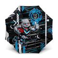 Port Adelaide Power Umbrella Mascot Cartoon Football Illustration Style
