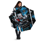 Port Adelaide Power Umbrella Mascot Cartoon Football Illustration Style
