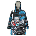 Port Adelaide Power Wearable Blanket Hoodie Mascot Cartoon Football Illustration Style