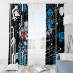 Port Adelaide Power Window Curtain Mascot Cartoon Football Illustration Style
