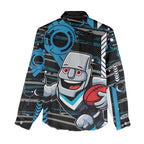 Port Adelaide Power Women Casual Shirt Mascot Cartoon Football Illustration Style