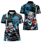 Port Adelaide Power Women Polo Shirt Mascot Cartoon Football Illustration Style