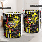 Richmond Tigers Laundry Basket Mascot Cartoon Football Illustration Style