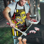 Richmond Tigers Apron Mascot Cartoon Football Illustration Style