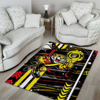 Richmond Tigers Area Rug Mascot Cartoon Football Illustration Style