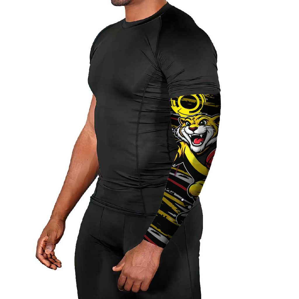 Richmond Tigers Arm Sleeves Mascot Cartoon Football Illustration Style