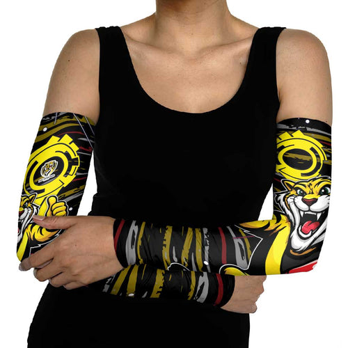 Richmond Tigers Arm Sleeves Mascot Cartoon Football Illustration Style