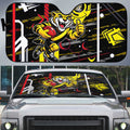 Richmond Tigers Auto Sun Shade Mascot Cartoon Football Illustration Style