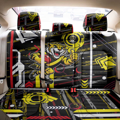 Richmond Tigers Back Car Seat Cover Mascot Cartoon Football Illustration Style