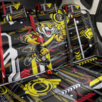 Richmond Tigers Back Car Seat Cover Mascot Cartoon Football Illustration Style