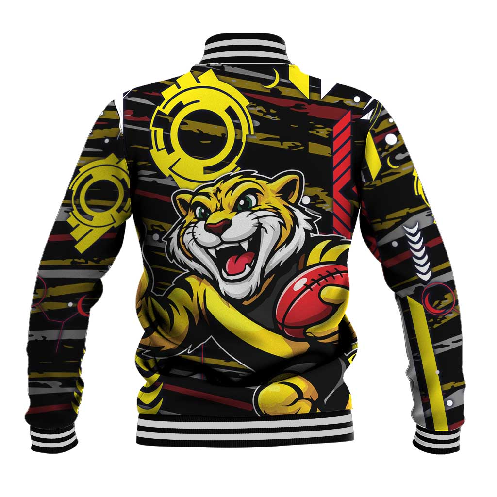 Richmond Tigers Baseball Jacket Mascot Cartoon Football Illustration Style