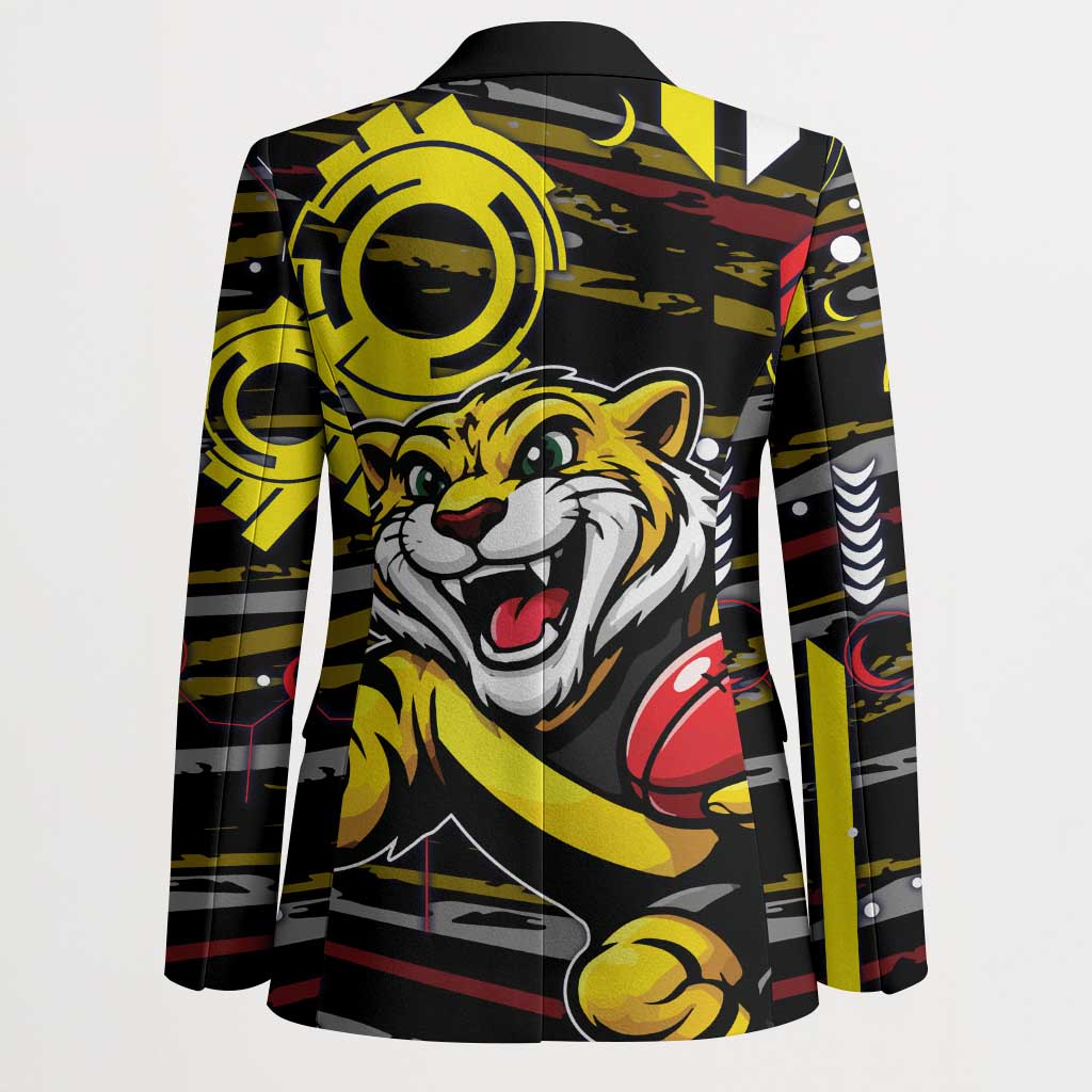 Richmond Tigers Blazer Mascot Cartoon Football Illustration Style