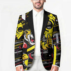 Richmond Tigers Blazer Mascot Cartoon Football Illustration Style