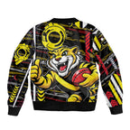 Richmond Tigers Bomber Jacket Mascot Cartoon Football Illustration Style