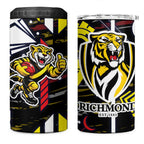 Richmond Tigers 4 in 1 Can Cooler Tumbler Mascot Cartoon Football Illustration Style