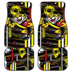 Richmond Tigers Car Mats Mascot Cartoon Football Illustration Style