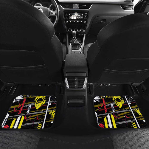 Richmond Tigers Car Mats Mascot Cartoon Football Illustration Style