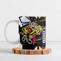 Richmond Tigers Ceramic Mug Mascot Cartoon Football Illustration Style