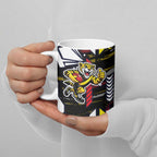 Richmond Tigers Ceramic Mug Mascot Cartoon Football Illustration Style