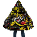 Richmond Tigers Cloak Mascot Cartoon Football Illustration Style