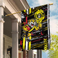 Richmond Tigers Garden Flag Mascot Cartoon Football Illustration Style