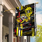 Richmond Tigers Garden Flag Mascot Cartoon Football Illustration Style
