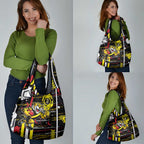 Richmond Tigers Grocery Bag Mascot Cartoon Football Illustration Style