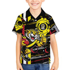 Richmond Tigers Hawaiian Shirt Mascot Cartoon Football Illustration Style