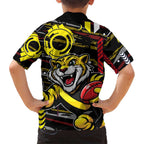 Richmond Tigers Hawaiian Shirt Mascot Cartoon Football Illustration Style