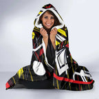 Richmond Tigers Hooded Blanket Mascot Cartoon Football Illustration Style
