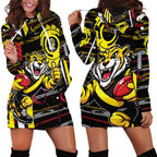 Richmond Tigers Hoodie Dress Mascot Cartoon Football Illustration Style