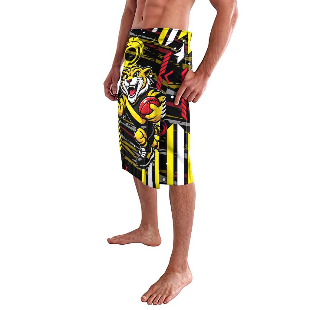 Richmond Tigers Lavalava Mascot Cartoon Football Illustration Style